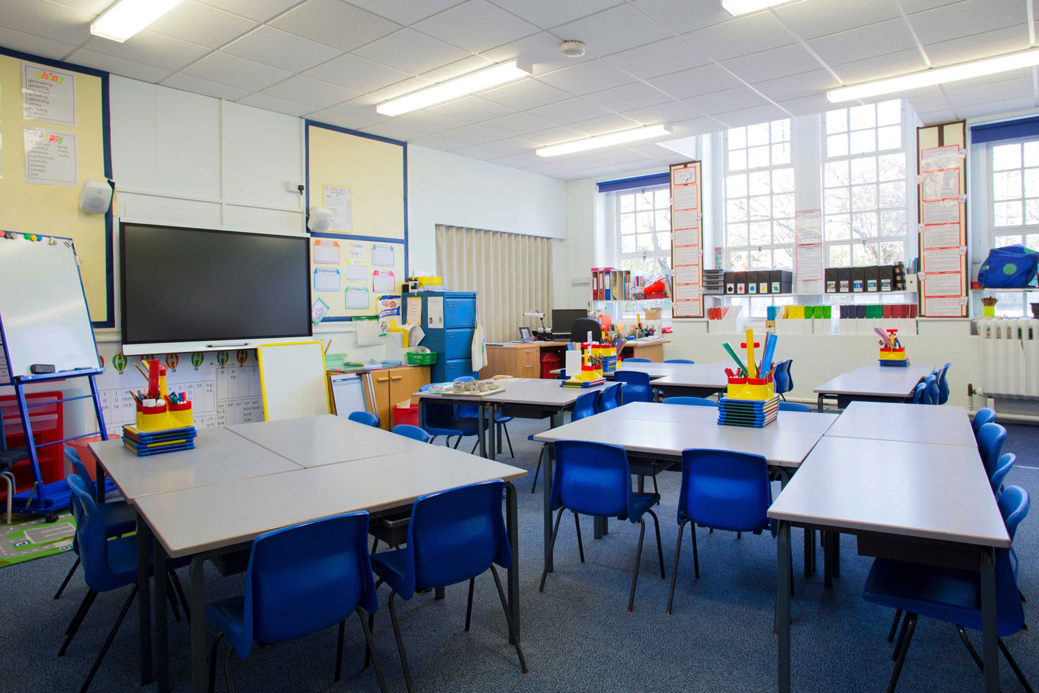 Primary School Class furniture set up