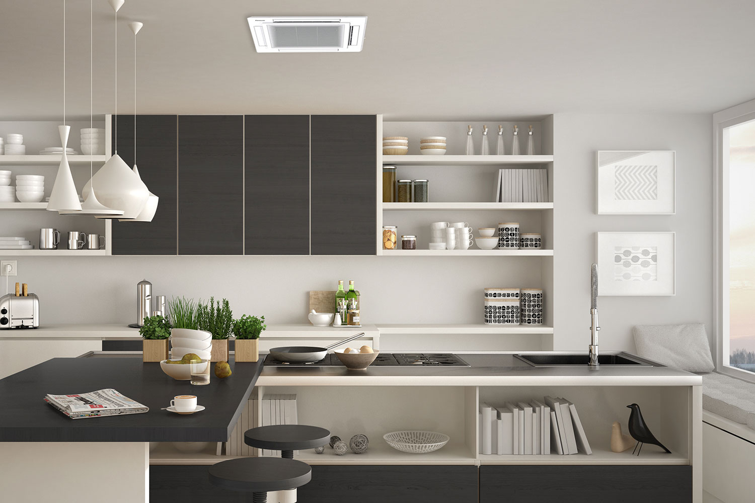 Panasonic Kitchen Lifestyle with ducted AC